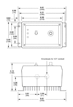 Enclosure Dimensions Diagram